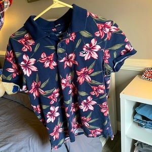 hollister floral print shirt